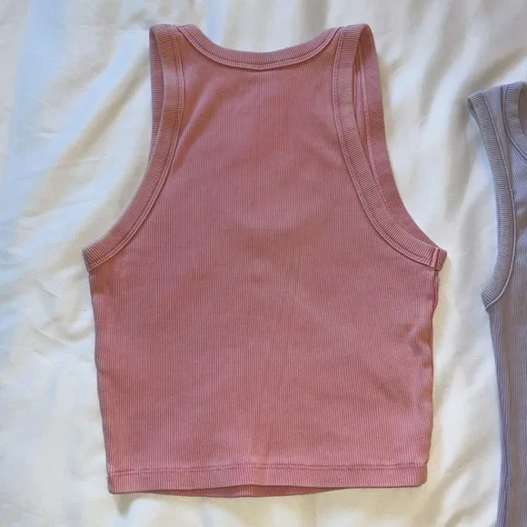 Two Abercrombie ribbed tank tops - Picture 6 of 6